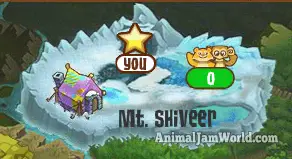 Gameplay Animal Jam di Mt Shiveer