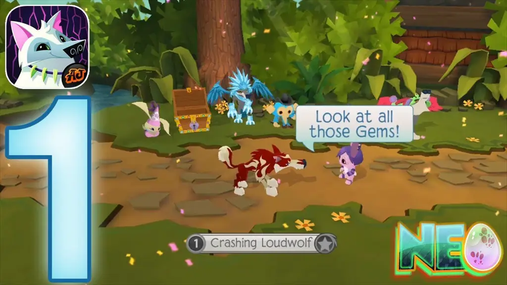 Gambar tangkapan layar gameplay Animal Jam