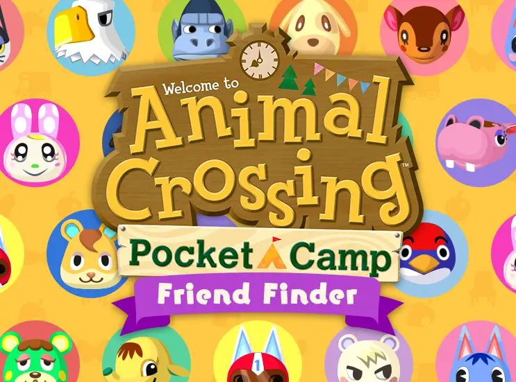 Gambar teman-teman di Animal Crossing Pocket Camp