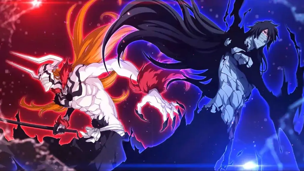 Layar komputer menampilkan game Bleach Brave Souls