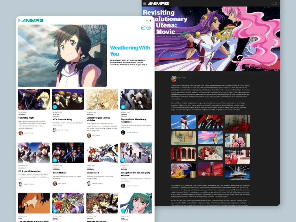 Gambar blog review anime