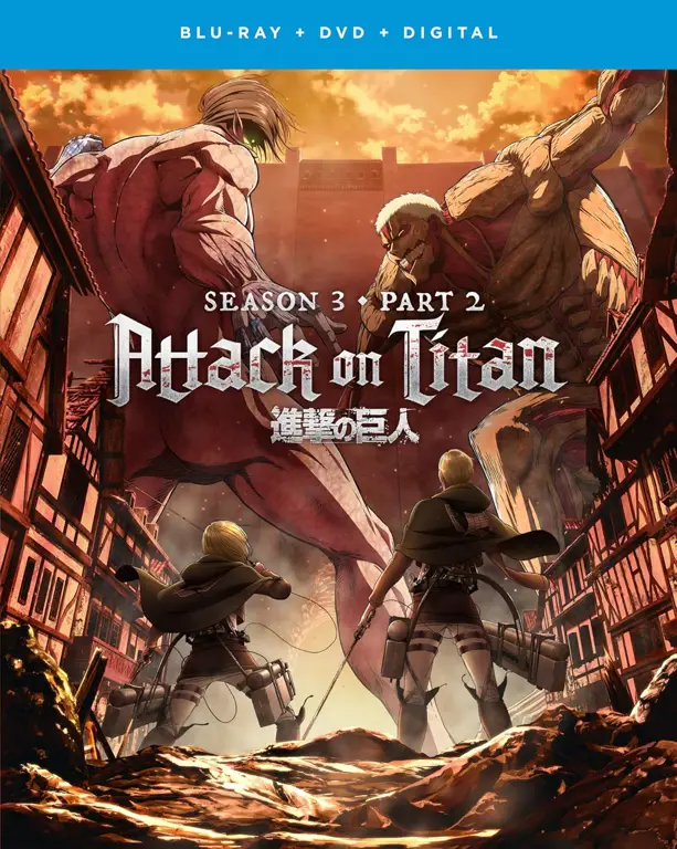 Sampul Blu-ray Attack on Titan