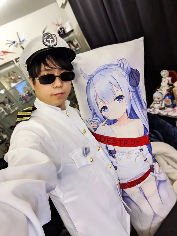 Booth Azur Lane di Anime Expo dengan berbagai merchandise dan aktivitas menarik.