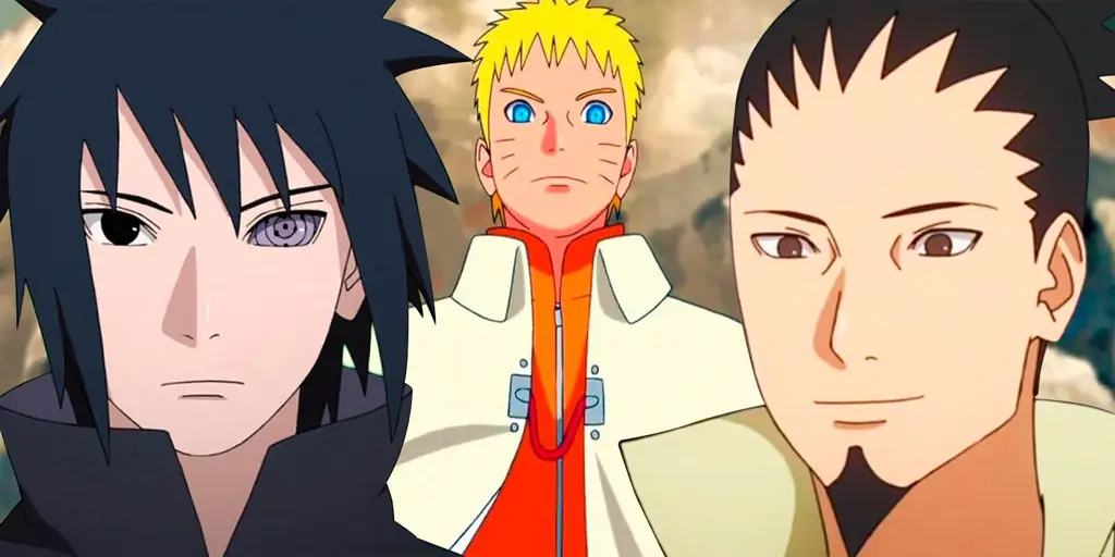 Gambar Boruto dan Sasuke