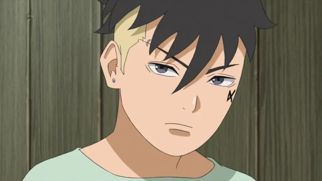 Gambar Boruto dan Kawaki berlatih bersama