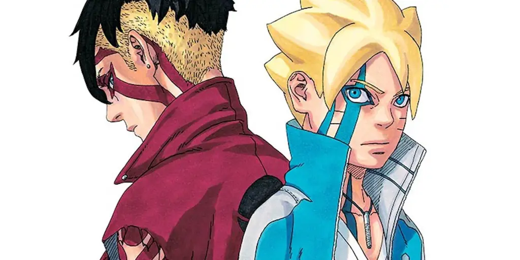 Boruto dan Kawaki, dua karakter utama dalam anime Boruto