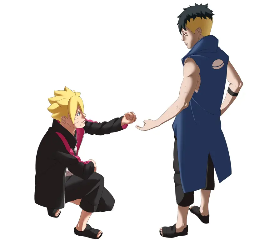 Gambar Boruto dan Kawaki