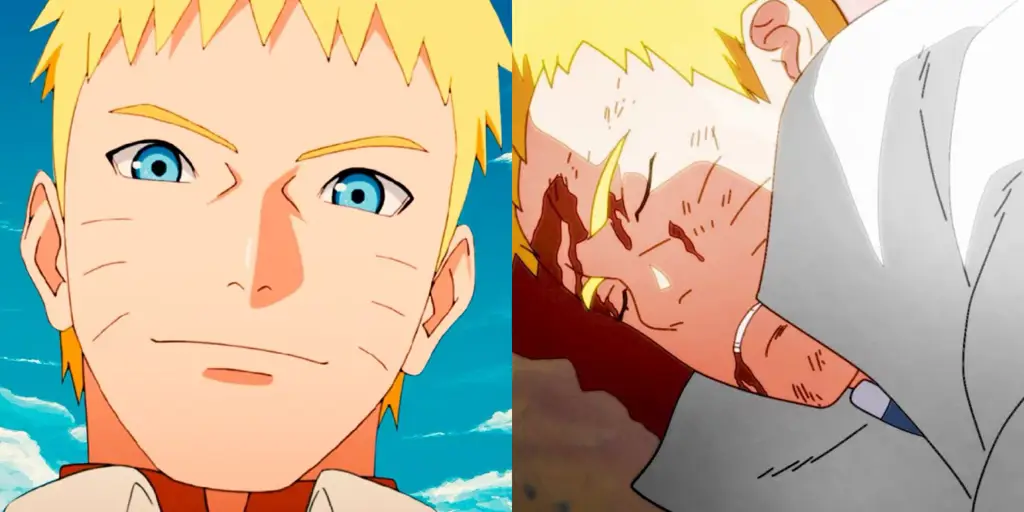 Gambar Boruto dan Naruto bersama