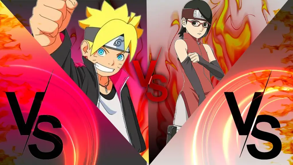 Perbandingan kekuatan Boruto dan Sarada