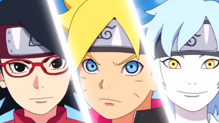 Boruto dan teman-temannya berlatih ninjutsu