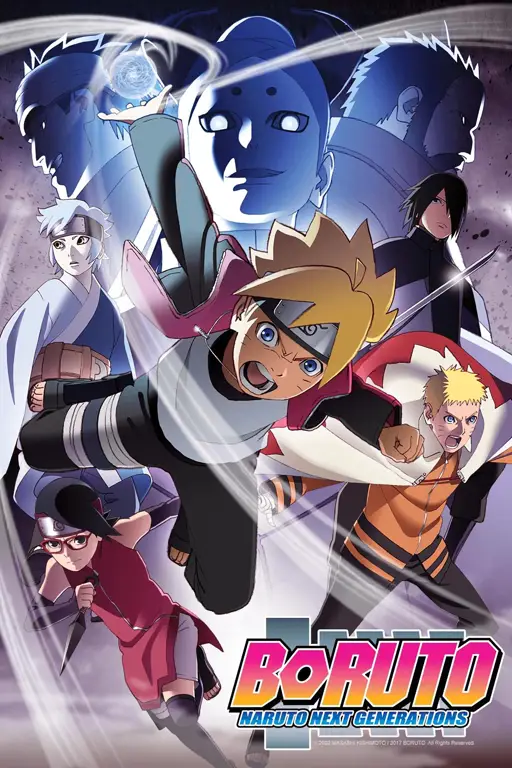 Gambar adegan menarik dari episode Boruto terbaru