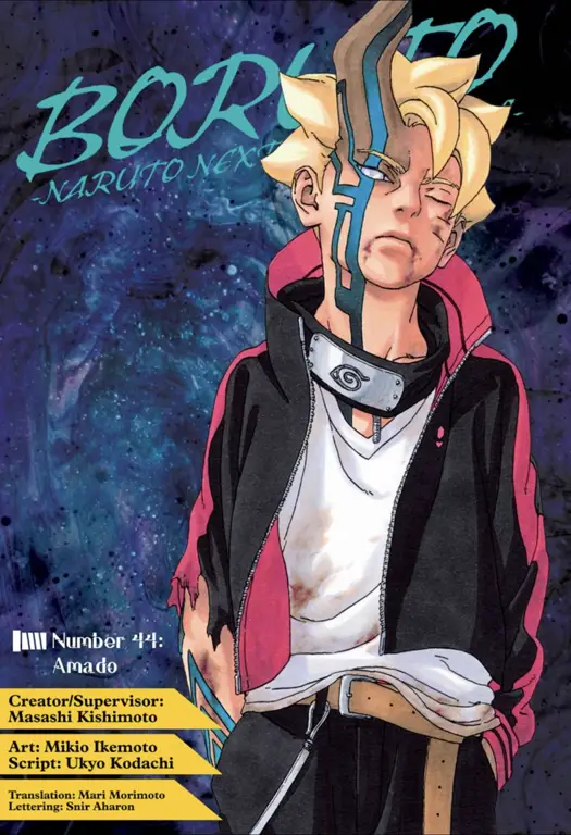 Boruto mengaktifkan Karma Boruto dengan kekuatan Karma