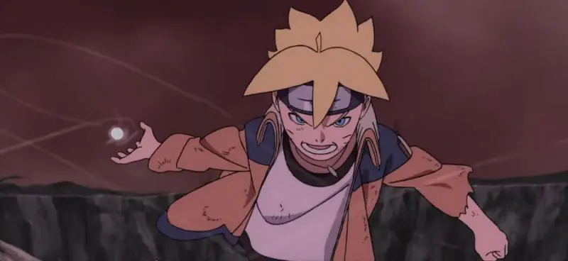 Boruto menggunakan jutsu