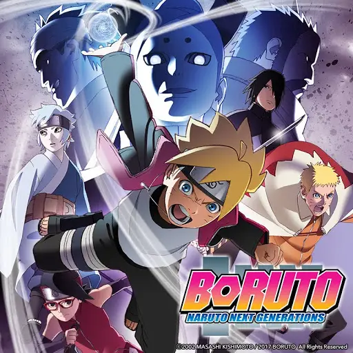 Poster anime Boruto