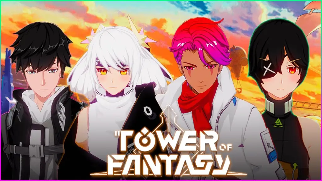 Gambar build karakter terbaik untuk chapter 64 Tower of Fantasy