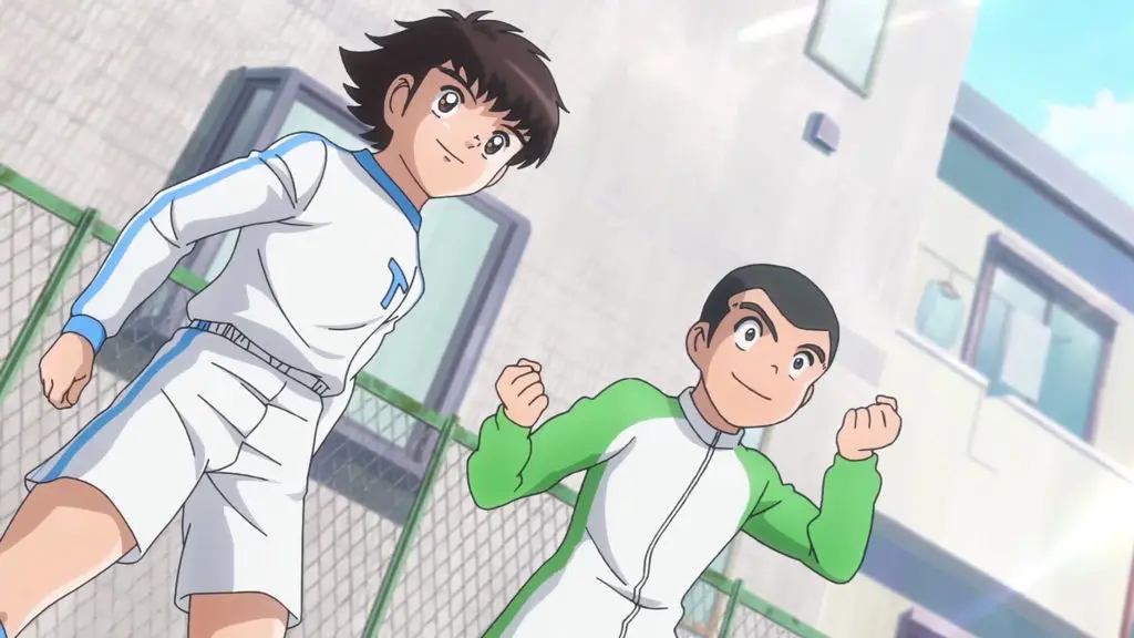 Gambar visual kunci anime Captain Tsubasa 2018