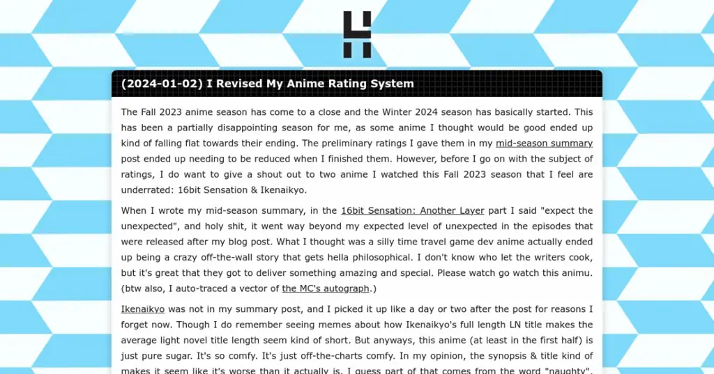 Sistem rating anime