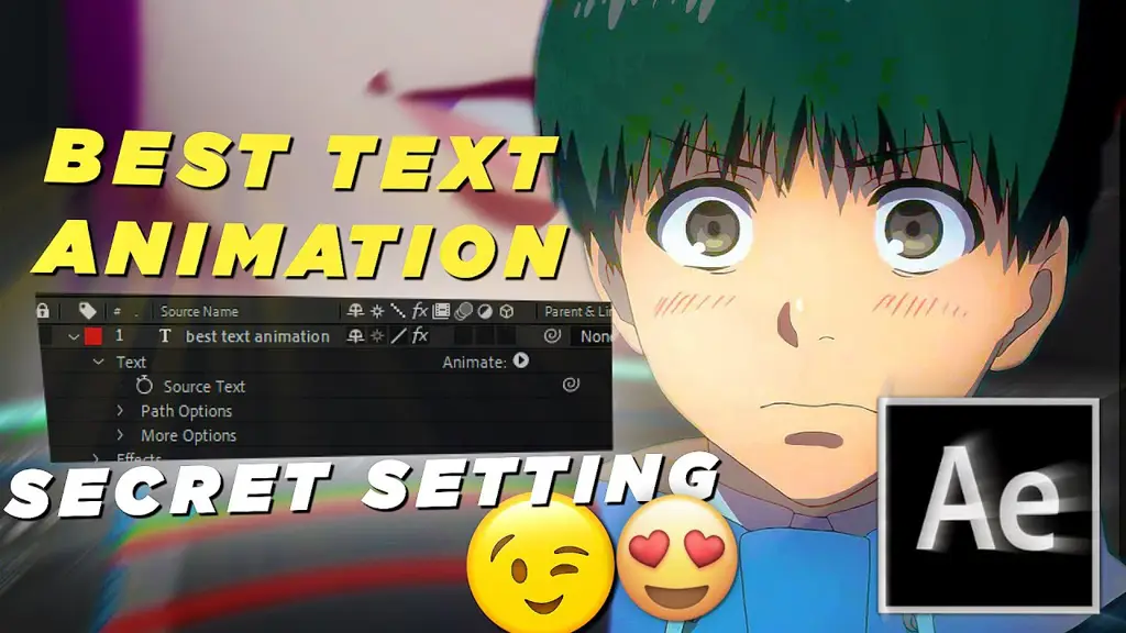 Tutorial membuat tulisan anime