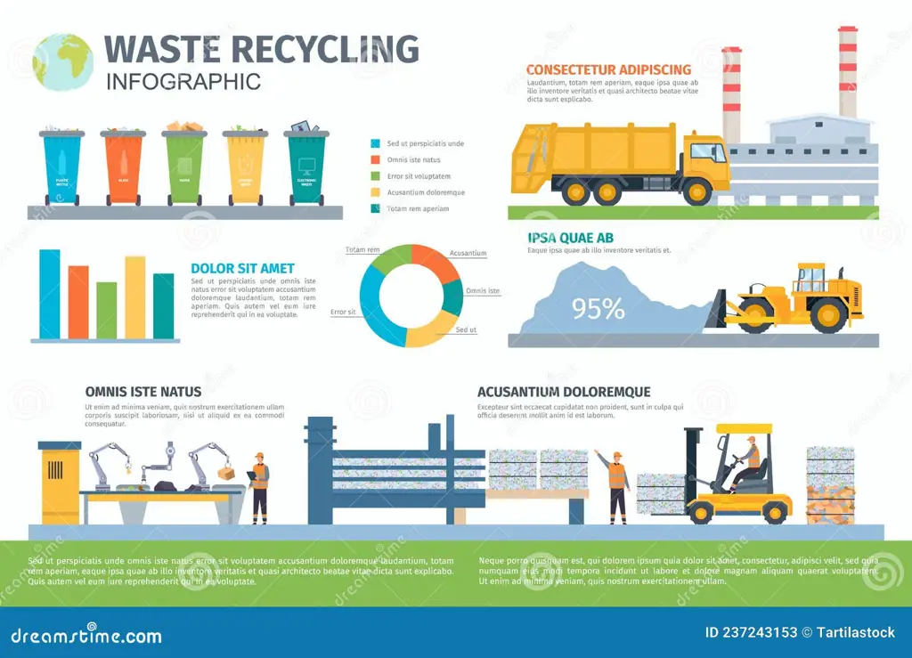 Infografis tentang pemilahan sampah