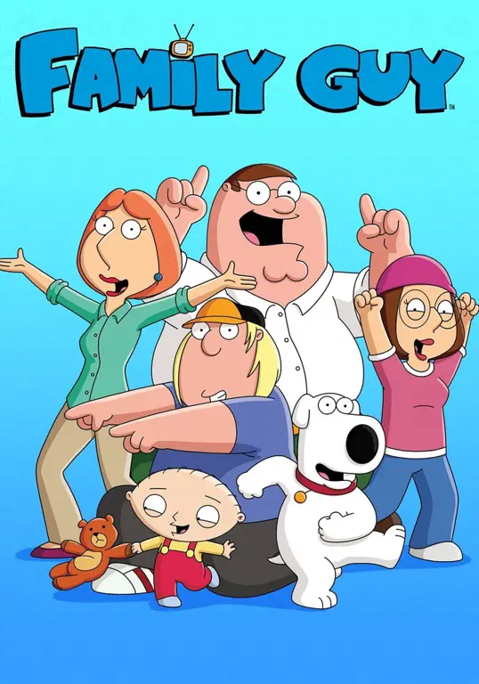 Menonton Family Guy melalui platform streaming