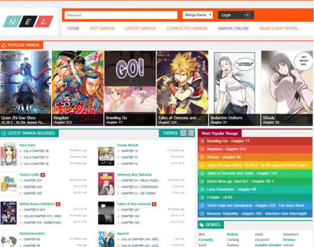 Cari di situs web komik online terpercaya Situs web untuk membaca manga online