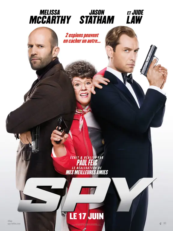 Poster film Spy dengan subtitle Indonesia