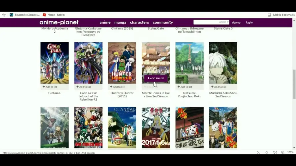 Situs web review anime