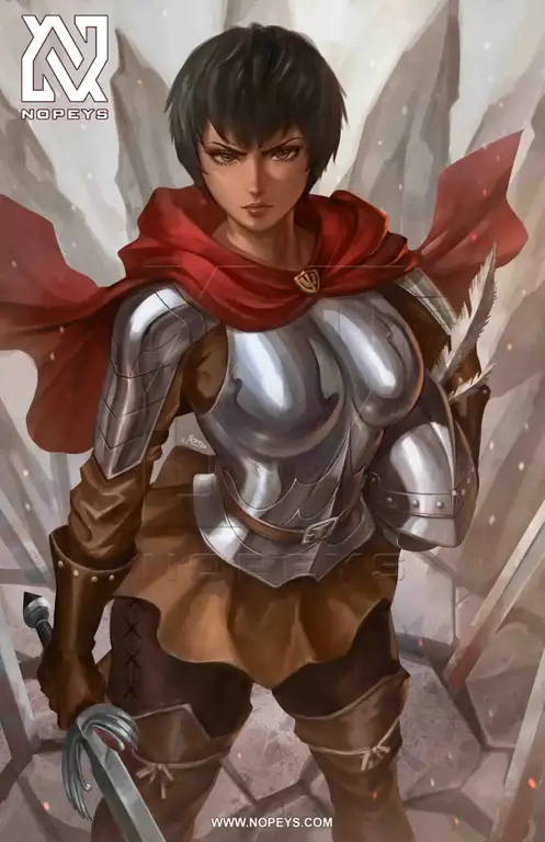 Gambar Casca dari anime Berserk