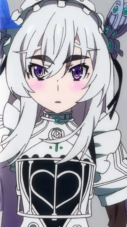 Gambar Chaika Trabant, karakter utama anime Hitsugi no Chaika