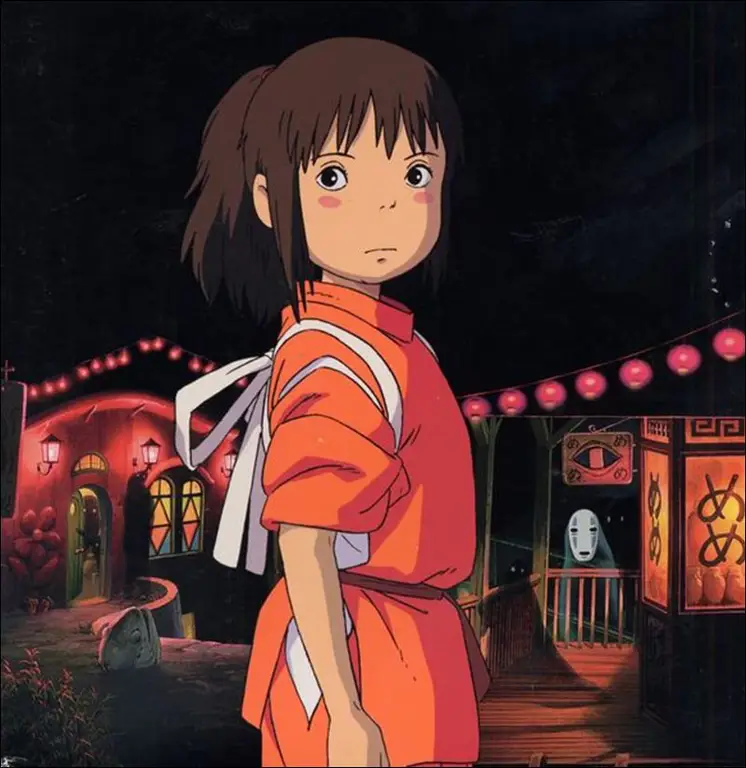 Chihiro, tokoh utama dalam film Spirited Away.