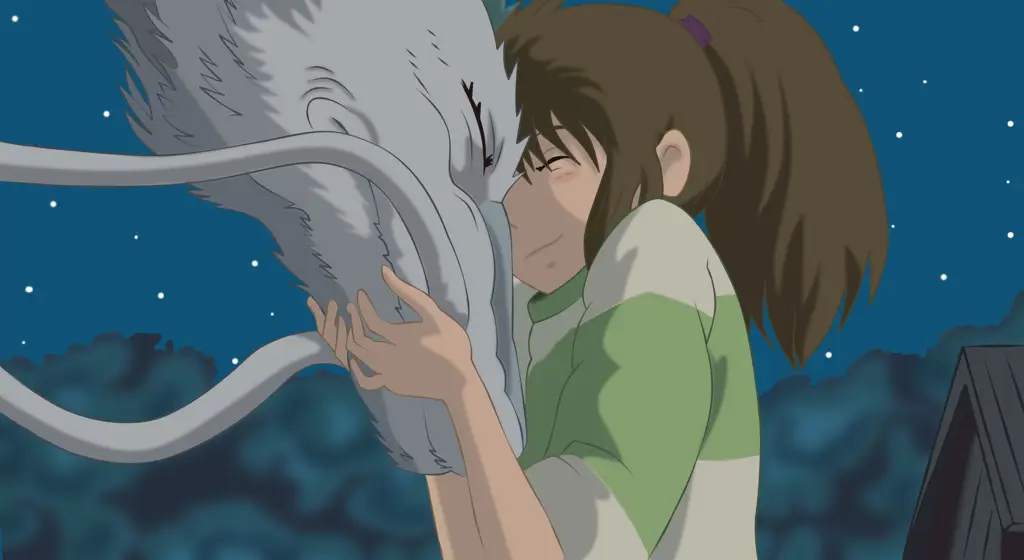 Adegan Chihiro di film Spirited Away