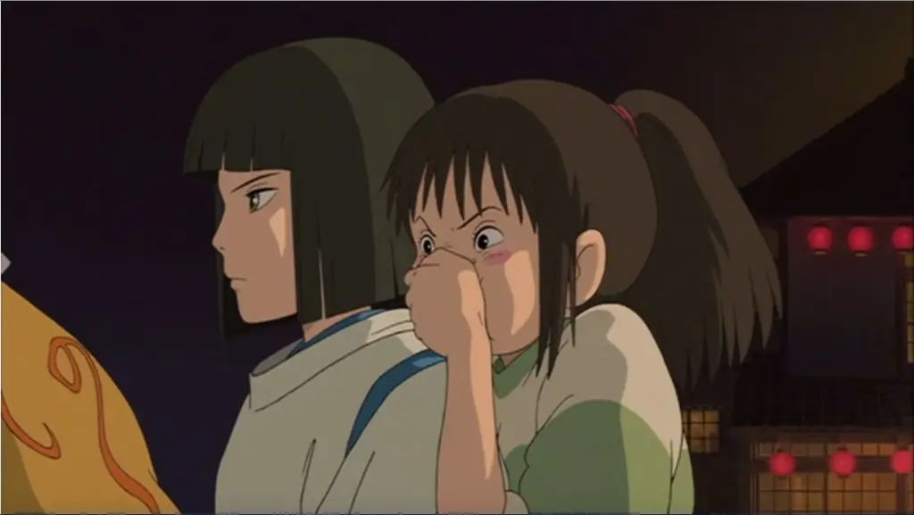 Adegan Chihiro di film Spirited Away