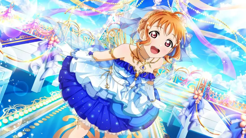 Gambar Chika Takami, pemimpin Aqours