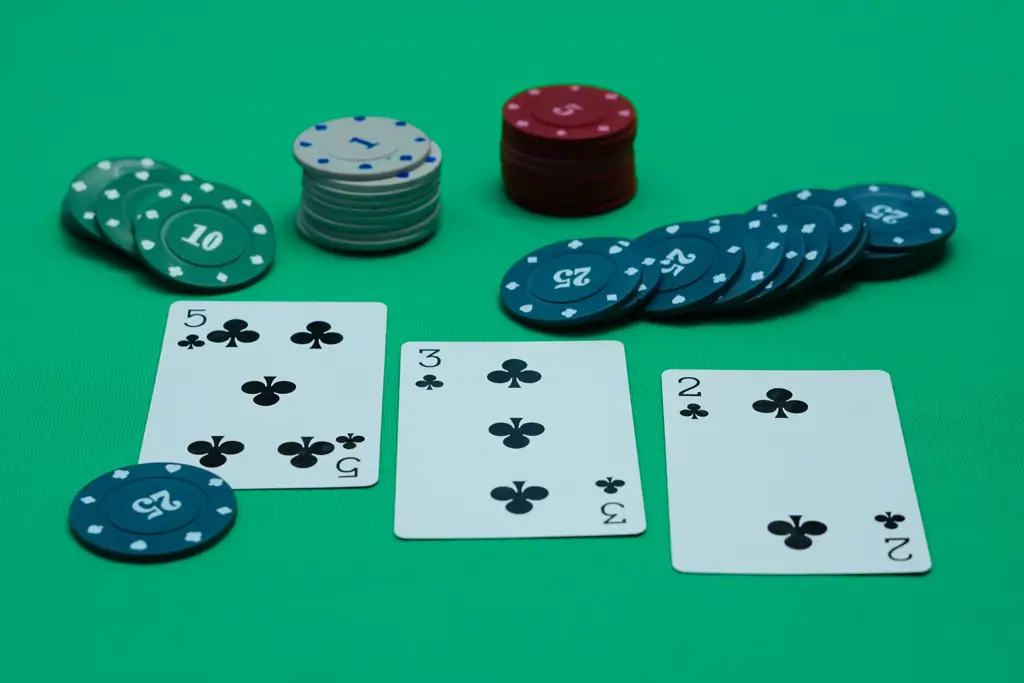 Gambar chip dan kartu poker online