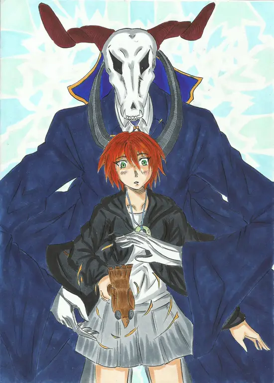 Chise dan Elias dari Mahoutsukai no Yome