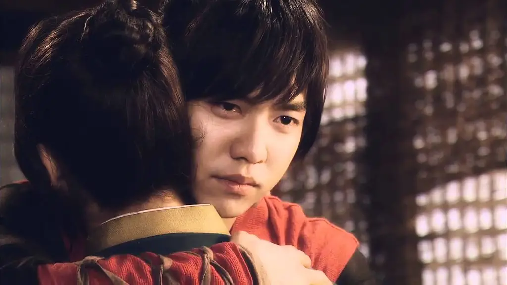 Choi Kang Chi dan Dam Yeo Wool dalam sebuah adegan penuh emosi