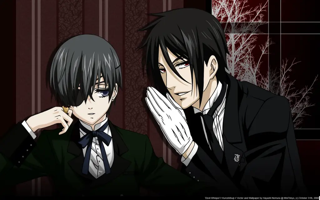 Gambar Ciel Phantomhive dan Sebastian Michaelis