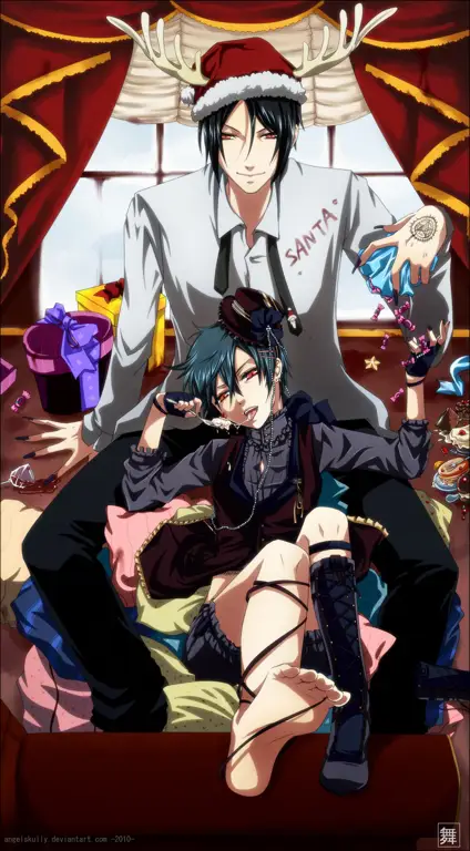 Ciel dan Sebastian dalam Kuroshitsuji Season 4