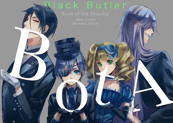 Ciel dan Sebastian dalam Kuroshitsuji Book of Atlantic