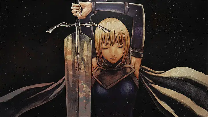 Gambar Clare, karakter utama dalam anime Claymore