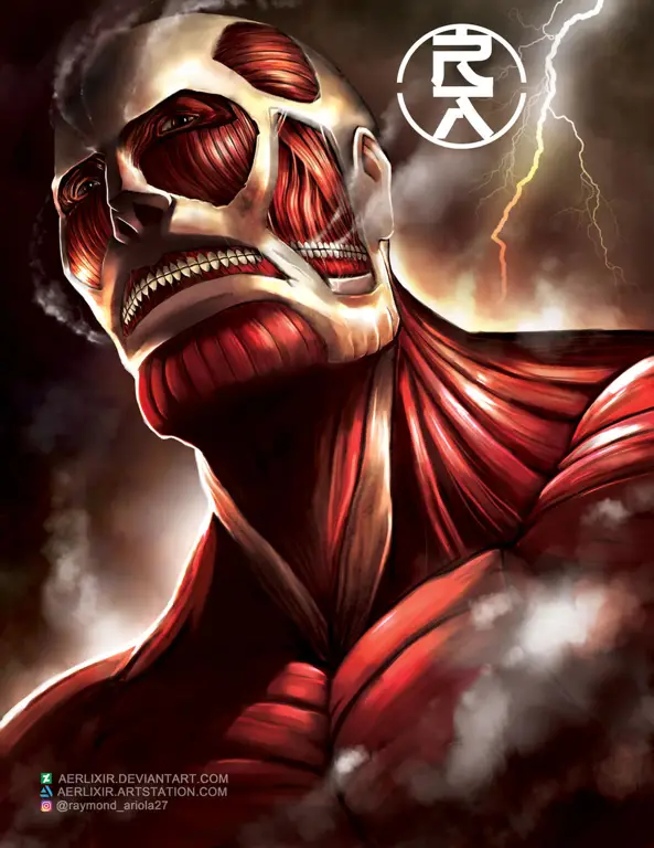 Gambar Colossal Titan dari Attack on Titan