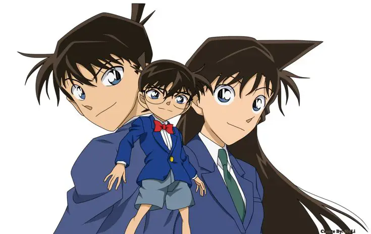 Gambar Conan dan Ran Mouri