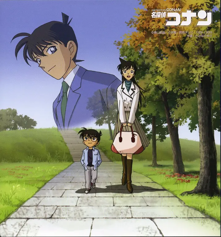 Conan dan Ran Gambar Conan Edogawa dan Ran Mouri
