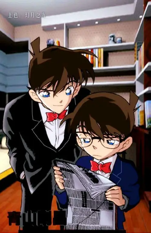 Conan Edogawa dan Shinichi Kudo memecahkan misteri