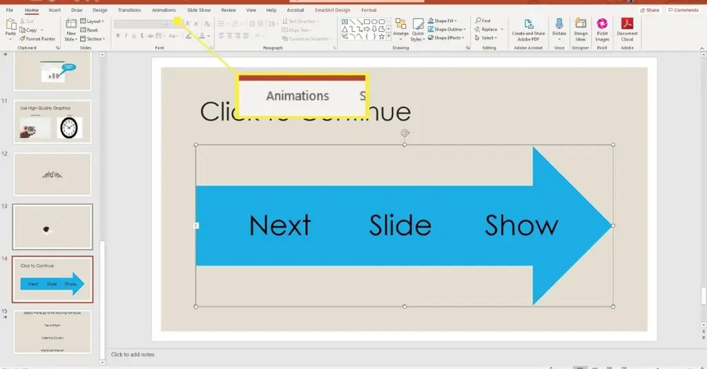 Contoh-contoh animasi menarik di PowerPoint 2010