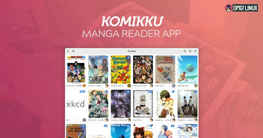 Antarmuka pembaca manga di Mangashark