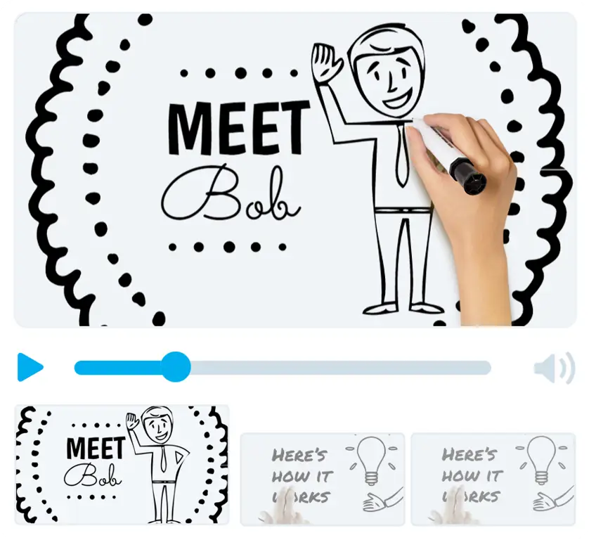 Berbagai contoh video animasi whiteboard dengan gaya yang berbeda