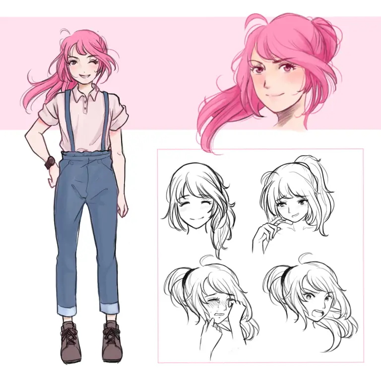 Desain karakter manga