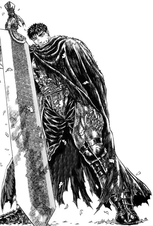 Seni Manga Berserk yang detail