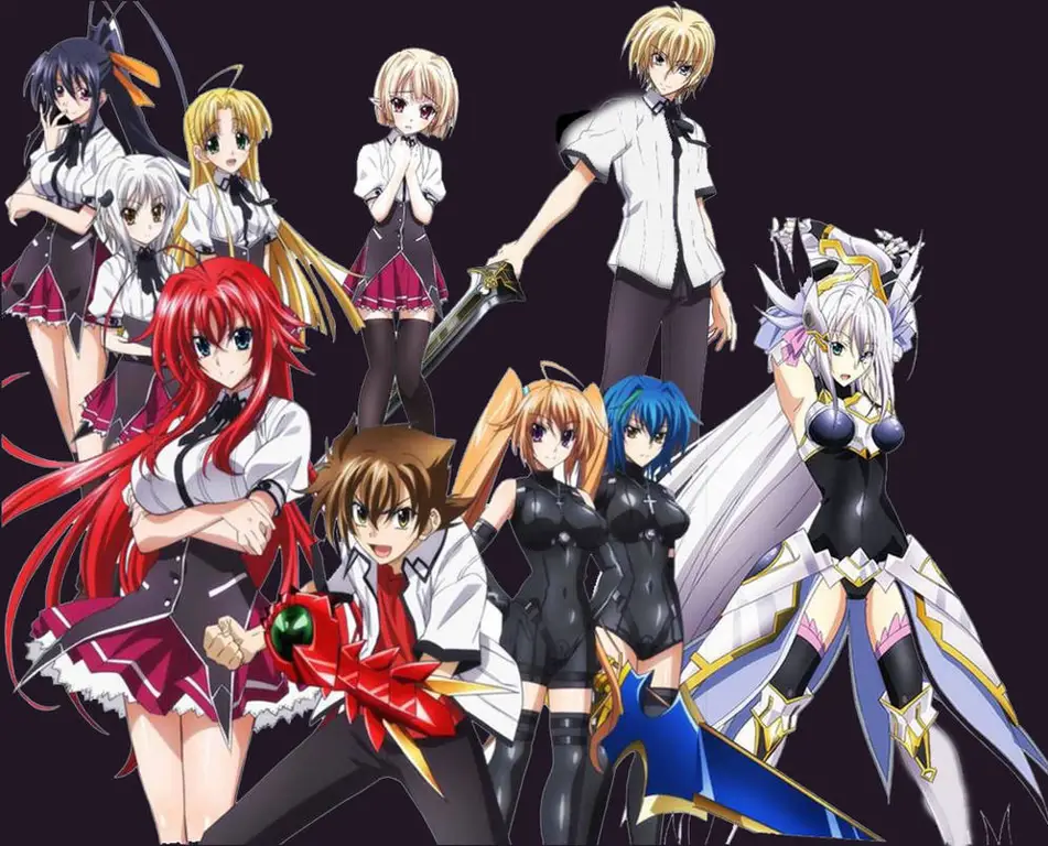 Screenshot diskusi grup Facebook tentang High School DxD